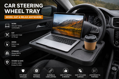 Car Steering Wheel Tray